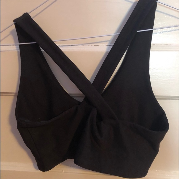aritzia black crop top - Picture 2 of 2